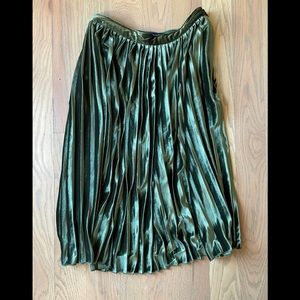 Abercrombie & Fitch Velvet Midi Skirt